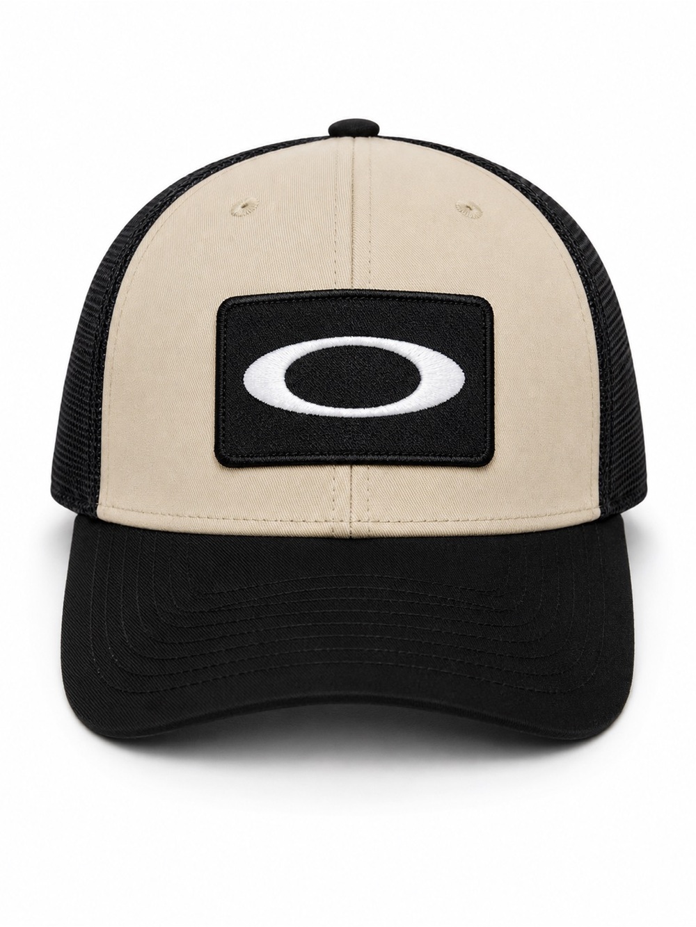 Oakley Two-Panel Trucker Hat - Black & Tan